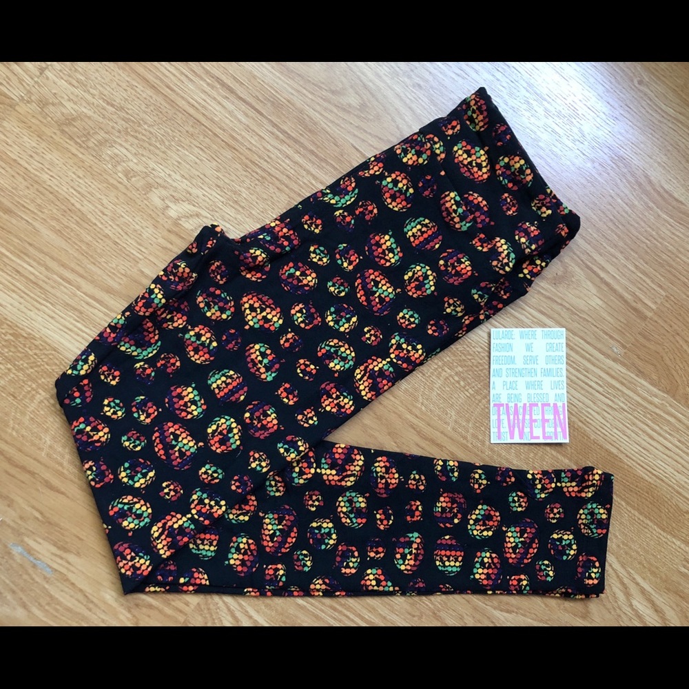 LuLaRoe tween Halloween leggings